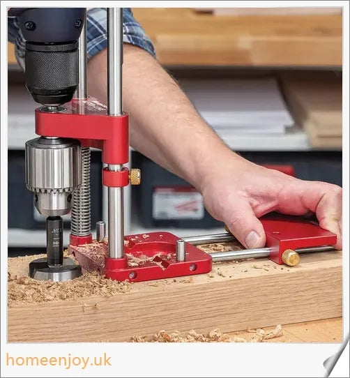 Drill Hole Locator – Durable alloy steel tool for precise vertical drilling in DIY projects