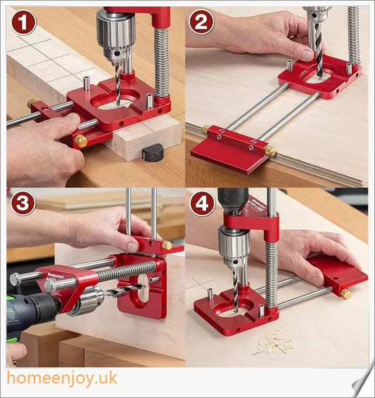 Drill Hole Locator – Durable alloy steel tool for precise vertical drilling in DIY projects