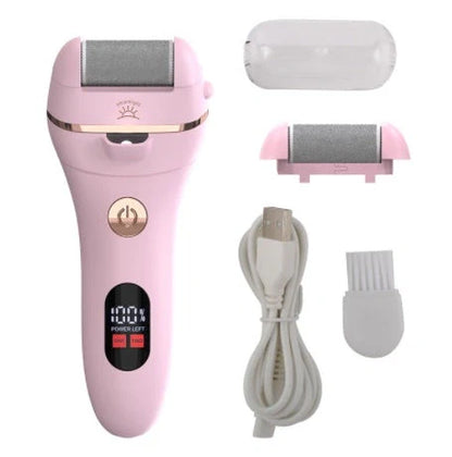 Electric Foot Grinder with dual-speed settings for removing dead skin and calluses