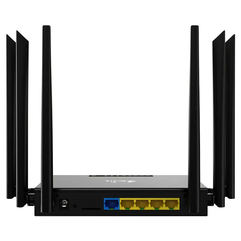 Industrial iron box 4G/3G router with removable antenna and compact dimensions