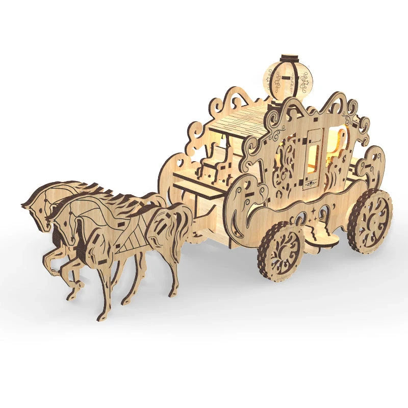 Princess Amelia Carriage 3D Puzzle Toy - A magical fairy tale puzzle for children and collectors