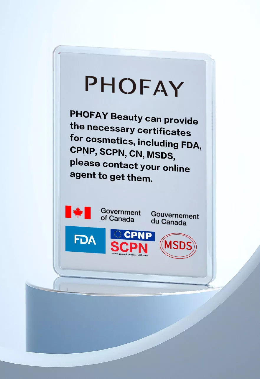 PHOFAY Tinted Eyebrow Gel in a 10ml tube with precision brush for natural-looking brows