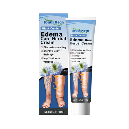 20g white tube of Herbal Gentle Soothing Leg Care Cream with black grass seeds and horse chestnut.