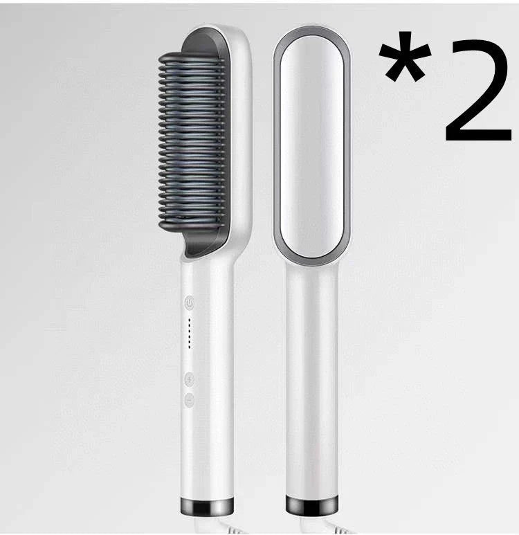 2-in-1 Hair Styler with Tourmaline Ceramic Heating, Intelligent Temperature Control, and Negative Ion Technology