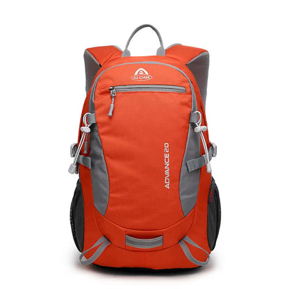 20 litre daypack backpack shown in one of seven colours: black, blue, green, orange, red, rose red, or turquoise.