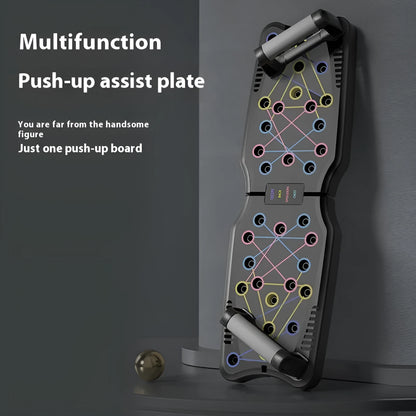 ABS push up support plate fitness equipment for pectoral, shoulder and back muscle training