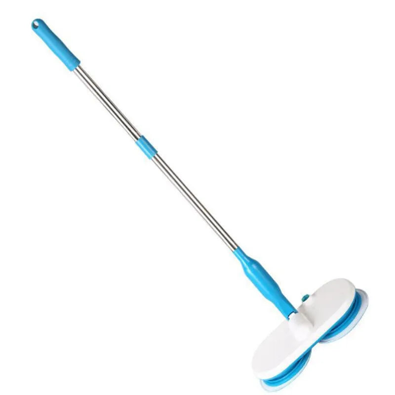 Wireless electric floor mop with charging capability and multiple cleaning pads