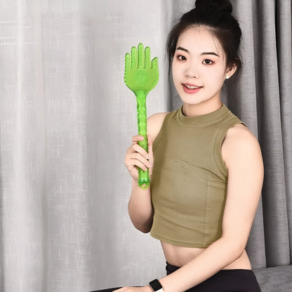 Gossip skin scraping massager in green and orange plastic designs for fitness and massage