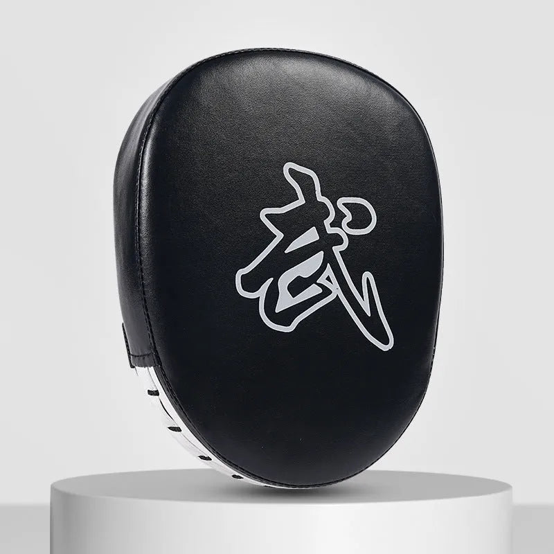 Boxing target punch mitts in curved and flat designs for martial arts training
