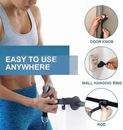 Black neck hammock cervical spine tensioner with velvet, sponge and mesh materials in three-piece set