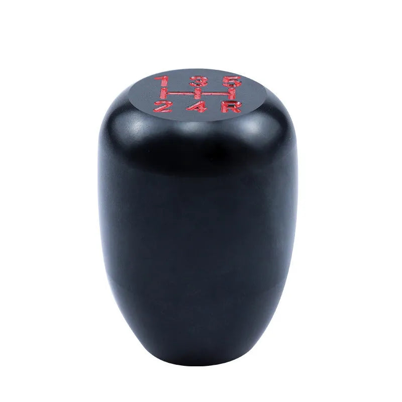 Universal car gear shift head kit with aluminium cover and three rubber sleeves for 8mm, 10mm, and 12mm gear levers.