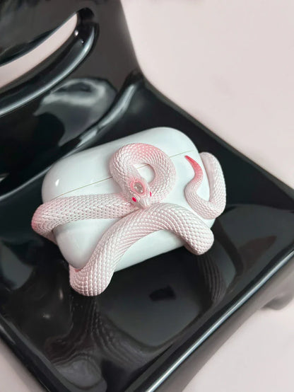 Stylish Halloween AirPods Pro Case with Spooky Snake Design - Protects your AirPods Pro in a unique, eye-catching silicone case