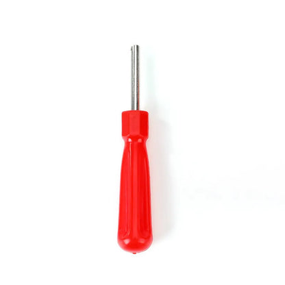 Aluminium alloy single-head twist valve wrench shown in one of three available colour styles.