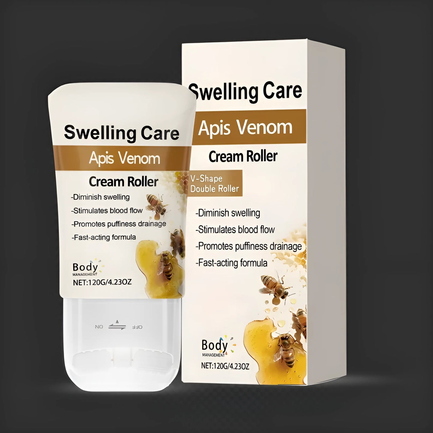 120g tube of detumescence shaping roller moisturising cream for facial and body contouring