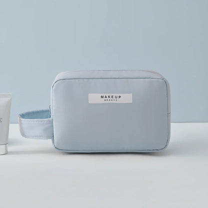 23x16.5x8cm travel cosmetic organiser bag with sponge construction and multiple compartments