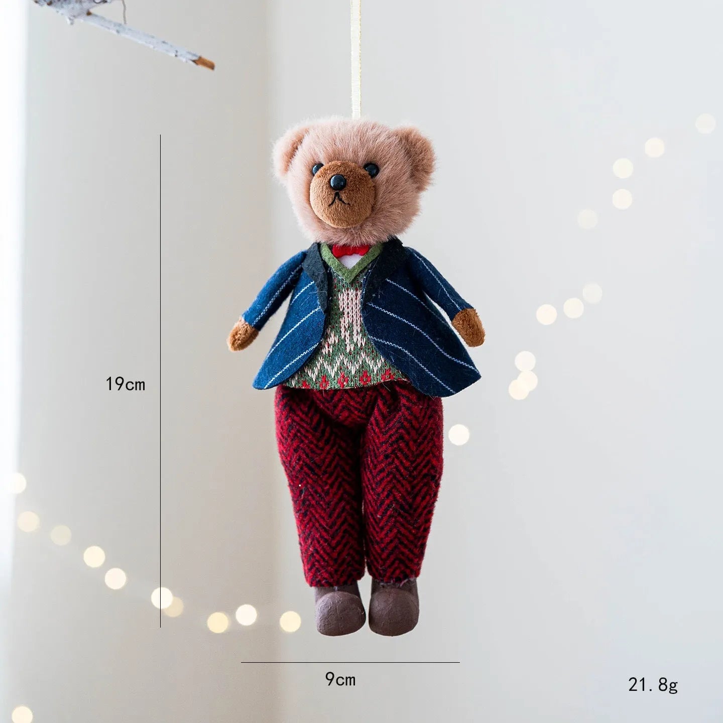 Cloth plush toy couple set showing a gentleman bear and a princess bear in cartoon style.