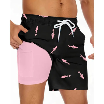 Men's loose fit casual sports pants in multiple colours for summer beach wear