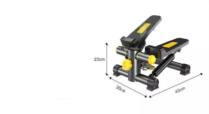 Golden hydraulic mini stepper for home fitness with silent operation