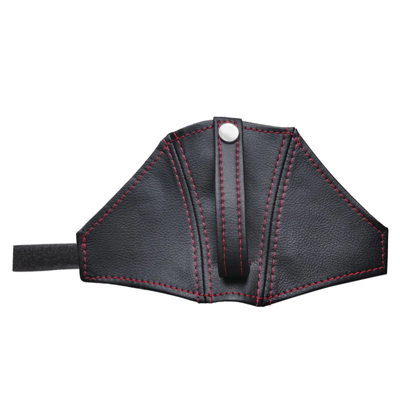 Genuine leather racing seat belt cover for bucket seats in multiple colour options