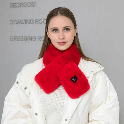 Premium Electric Heated Neck Scarf with Soft, Luxurious Fabric and Temperature Control