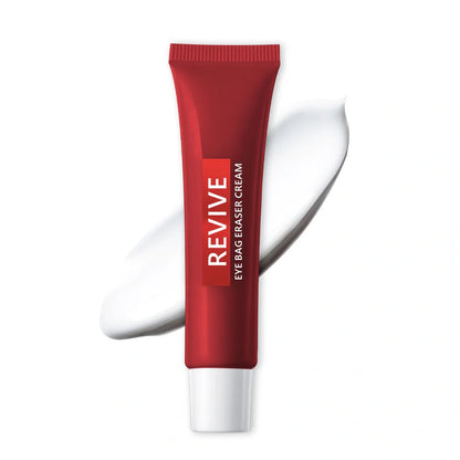 15ml jar of moisturising eye cream with hyaluronic acid and vitamin E for reducing dark circles