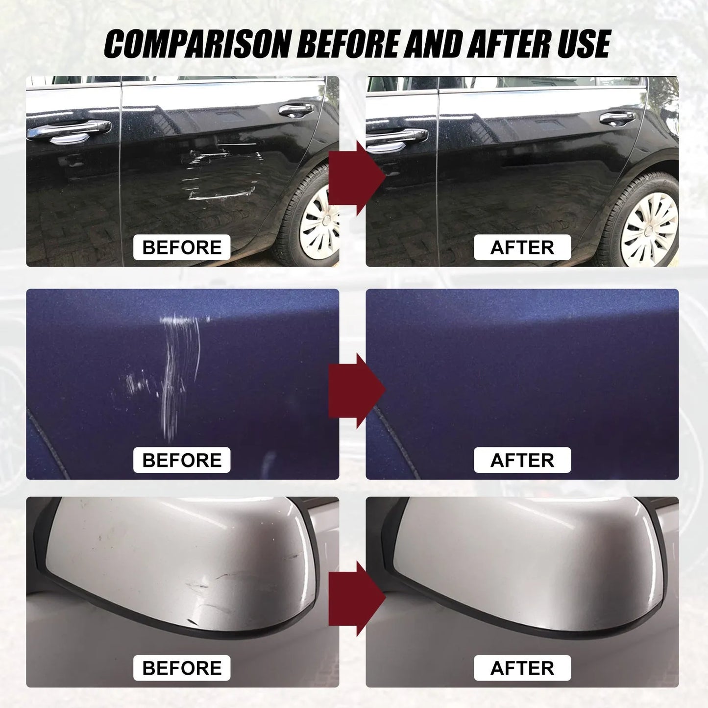 60ml automotive scratch repair wax stick for paint surface maintenance