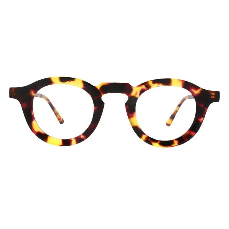 Box style hip-hop sunglasses with a thick colour-stitched plate frame on a solid background.