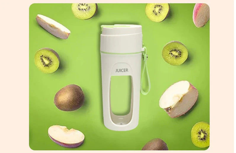 Premium portable USB-rechargeable blender for making smoothies, shakes, and juices on the go