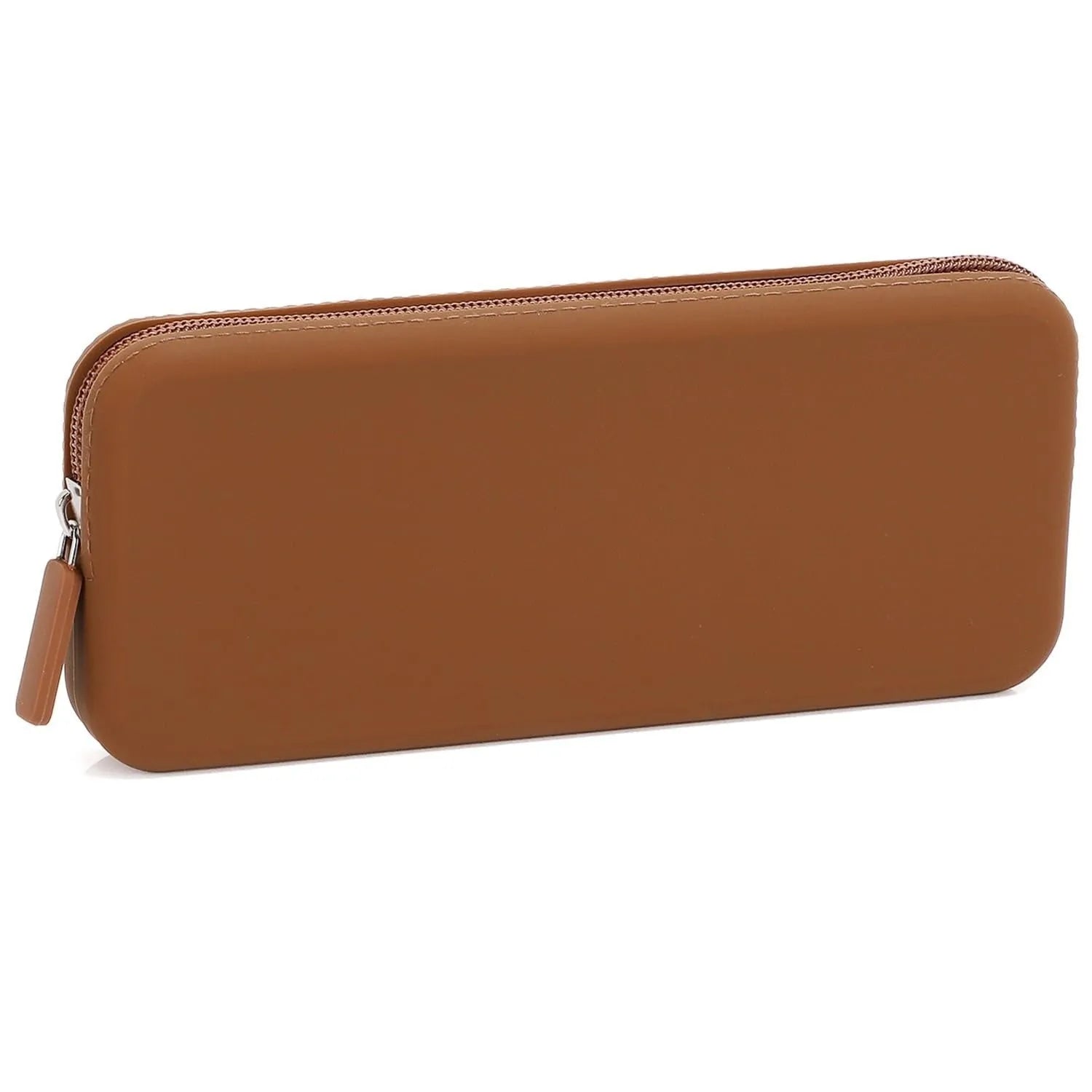 Silicone dustproof makeup brush storage bag in various colours with 20x8x2.5cm dimensions