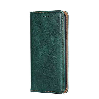 Magnetic leather PU flip phone case for Samsung Note and S Series with card slot and adjustable bracket