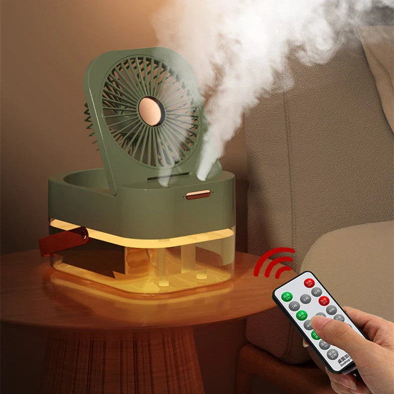 Versatile 3-in-1 Portable Air Cooler, Humidifier, and Fan with Remote Control for Refreshing and Comfortable Home or Office Environment