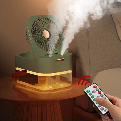 Versatile 3-in-1 Portable Air Cooler, Humidifier, and Fan with Remote Control for Refreshing and Comfortable Home or Office Environment