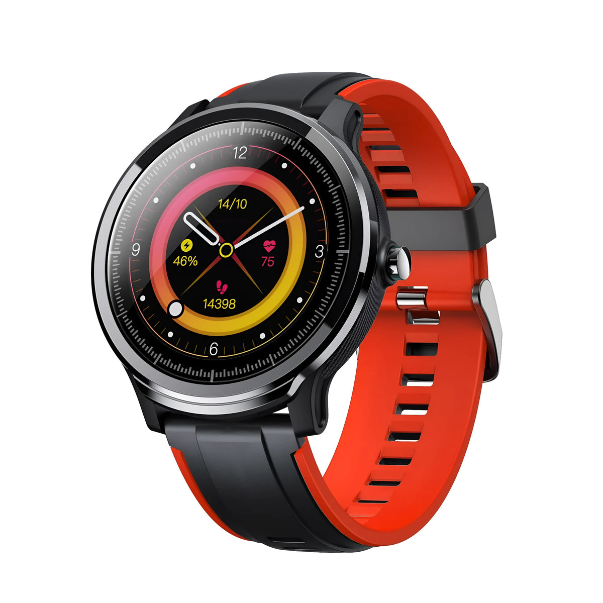 Kospet PROBE smart watch with 1.3 inch touch screen and square 48.5mm case