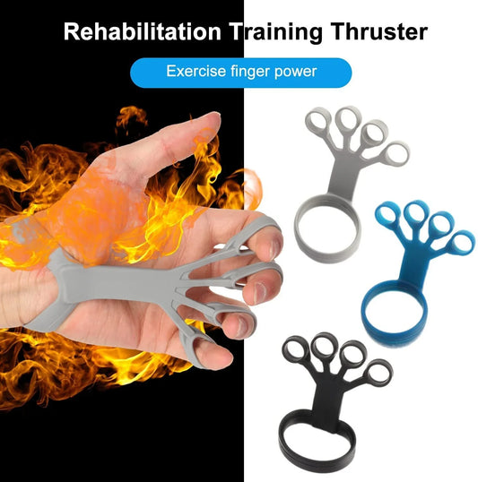 Premium silicone finger strengthening device for arthritis relief and hand grip training