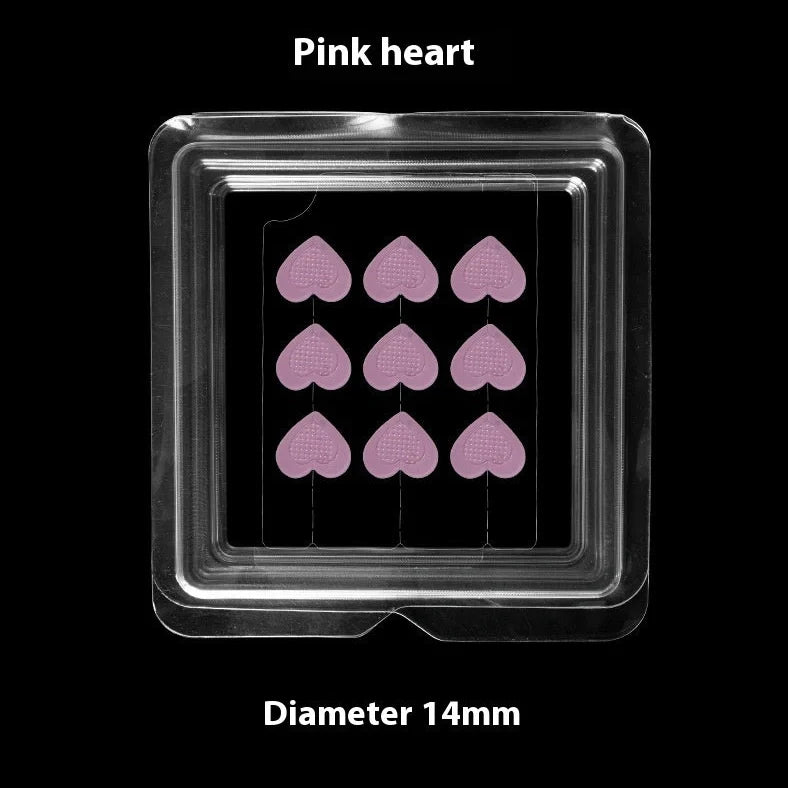 Soluble hyaluronic acid invisible microneedle acne patch sheet with 9 pieces in blister box