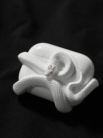Stylish Halloween AirPods Pro Case with Spooky Snake Design - Protects your AirPods Pro in a unique, eye-catching silicone case