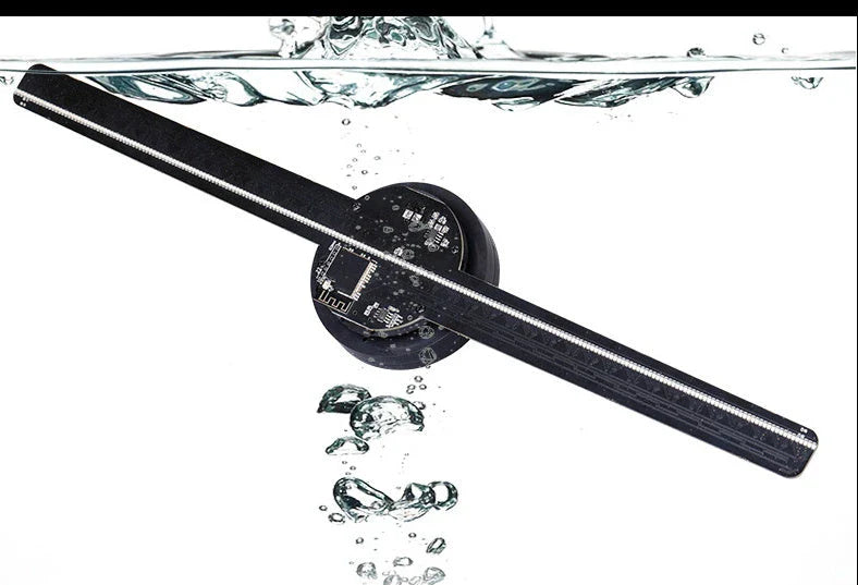 Cutting-Edge Holographic Fan Display for Dynamic Advertising - Mesmerizing 3D Effect, Sleek Design, Versatile Content Support