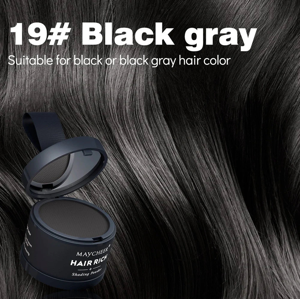 Hairline sculpting contour powder in plastic container with 4g content and waterproof properties