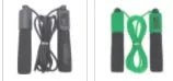 Adjustable 3 metre fitness skipping rope with foam handles in multiple colour options