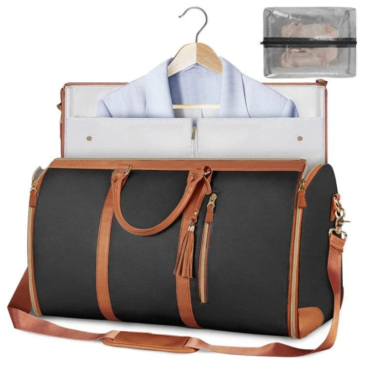 Stylish and durable carry-on travel bag with convenient organization pockets and versatile storage options