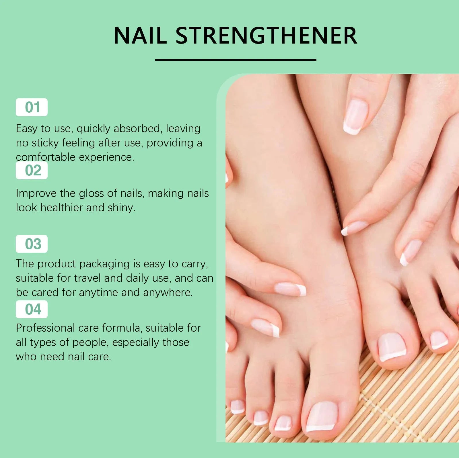 30ml bottle of nail care nursing solution for gentle daily cleaning.