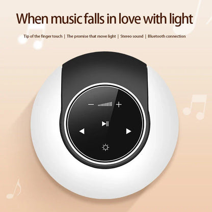 Multifunctional Bluetooth Desk Lamp with Subwoofer Speaker, Adjustable LED Lighting, and Wireless Audio Capabilities