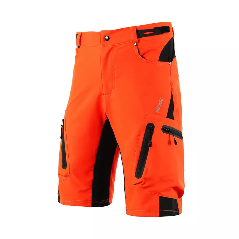 Men's MTB Cycling Shorts in navy blue with five-point design for off-road biking