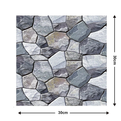 Moisture-proof brick wallpaper sticker for kitchen and bathroom walls
