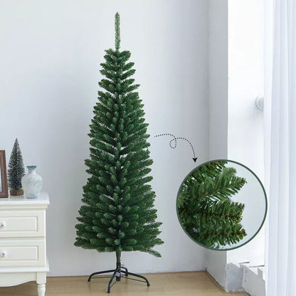 1.2 m green PVC Christmas tree for easy holiday decorating