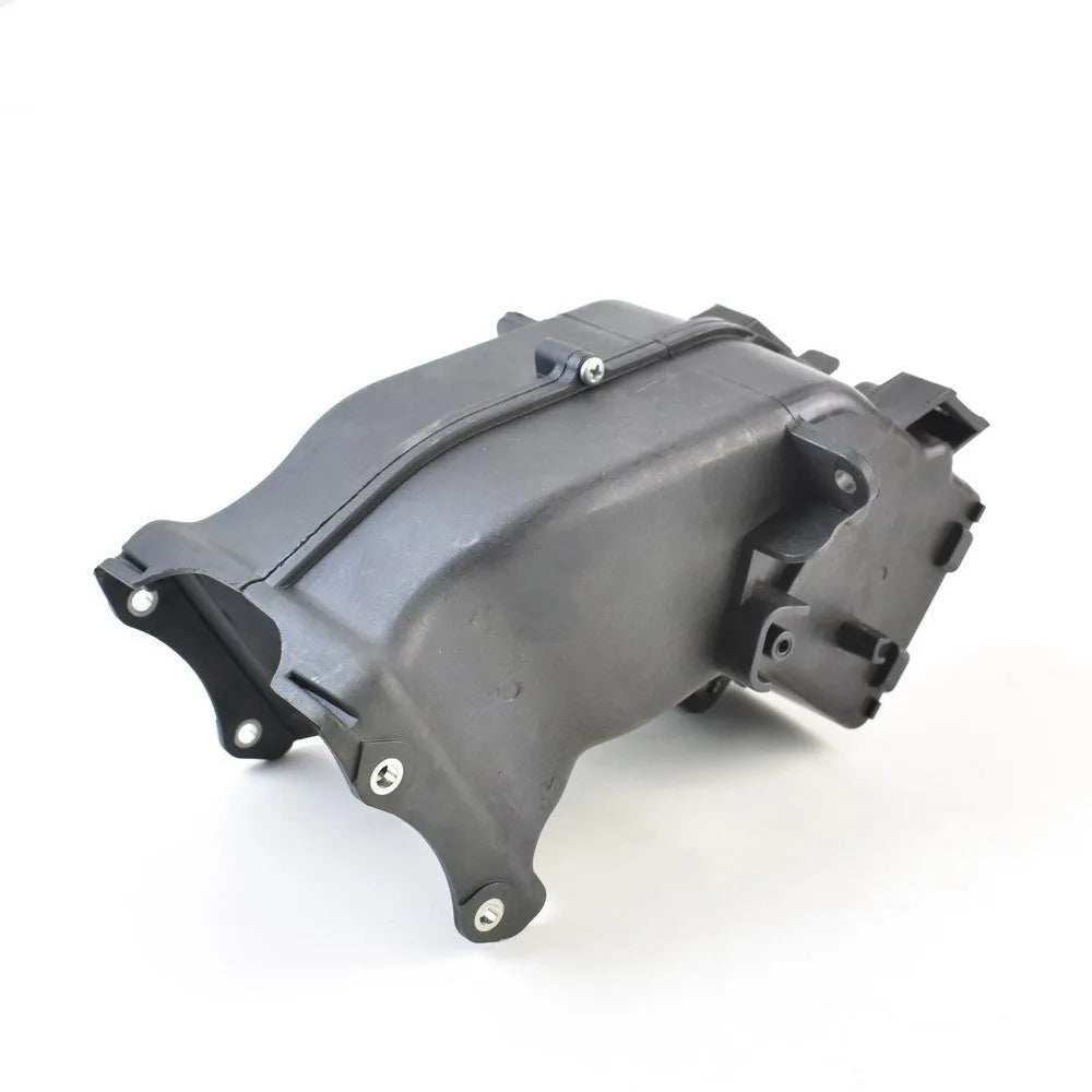 Black Yamaha motorcycle ventilation pipe measuring 280mm x 170mm x 160mm with breathable tube construction