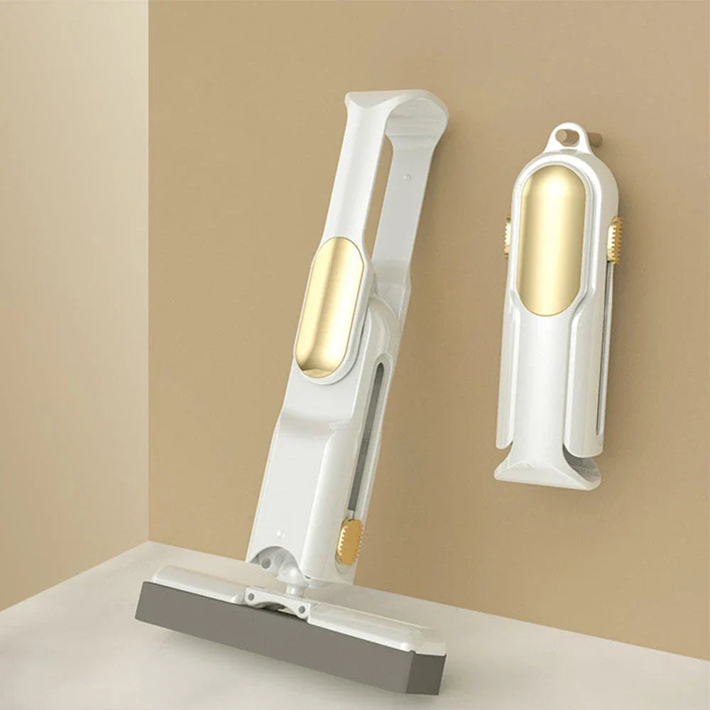 Versatile Microfiber Mop Set with Single-Handed Grip, Push-Pull Design, and Eco-Friendly Materials for Easy Floor Cleaning