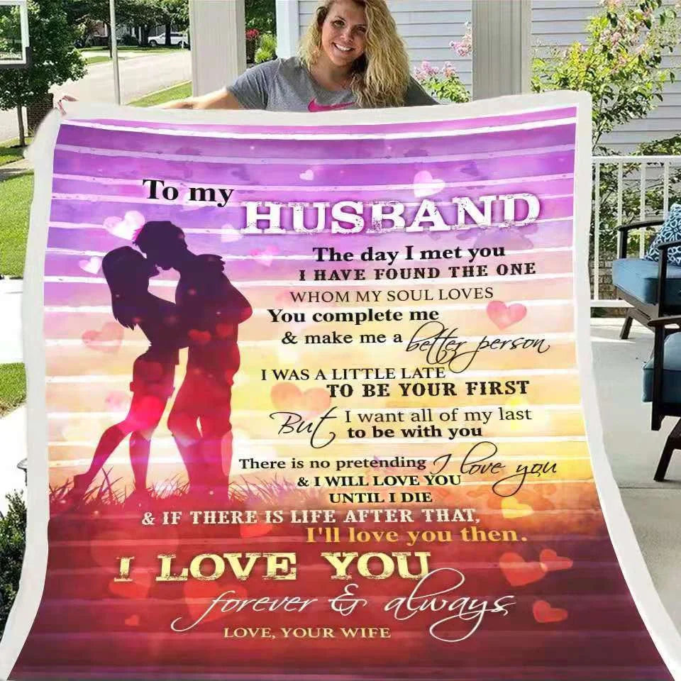 Digital Printed Flannel Blanket with Lamb Velvet Touch in various sizes
