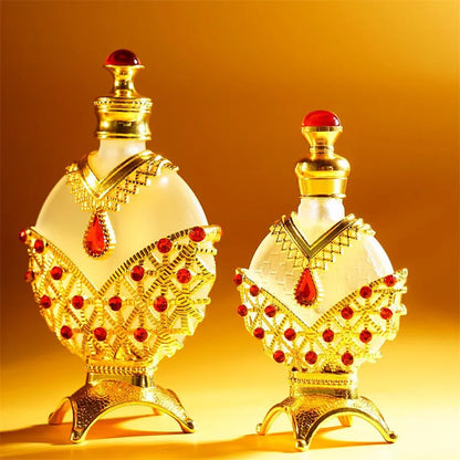 Concentrated floral perfume oil in a decorative glass bottle, available in 12ml or 35ml sizes.