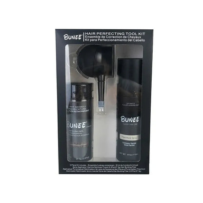 Hair fibre powder 275g can with specialised applicator nozzle and shaping spray for sparse hair coverage